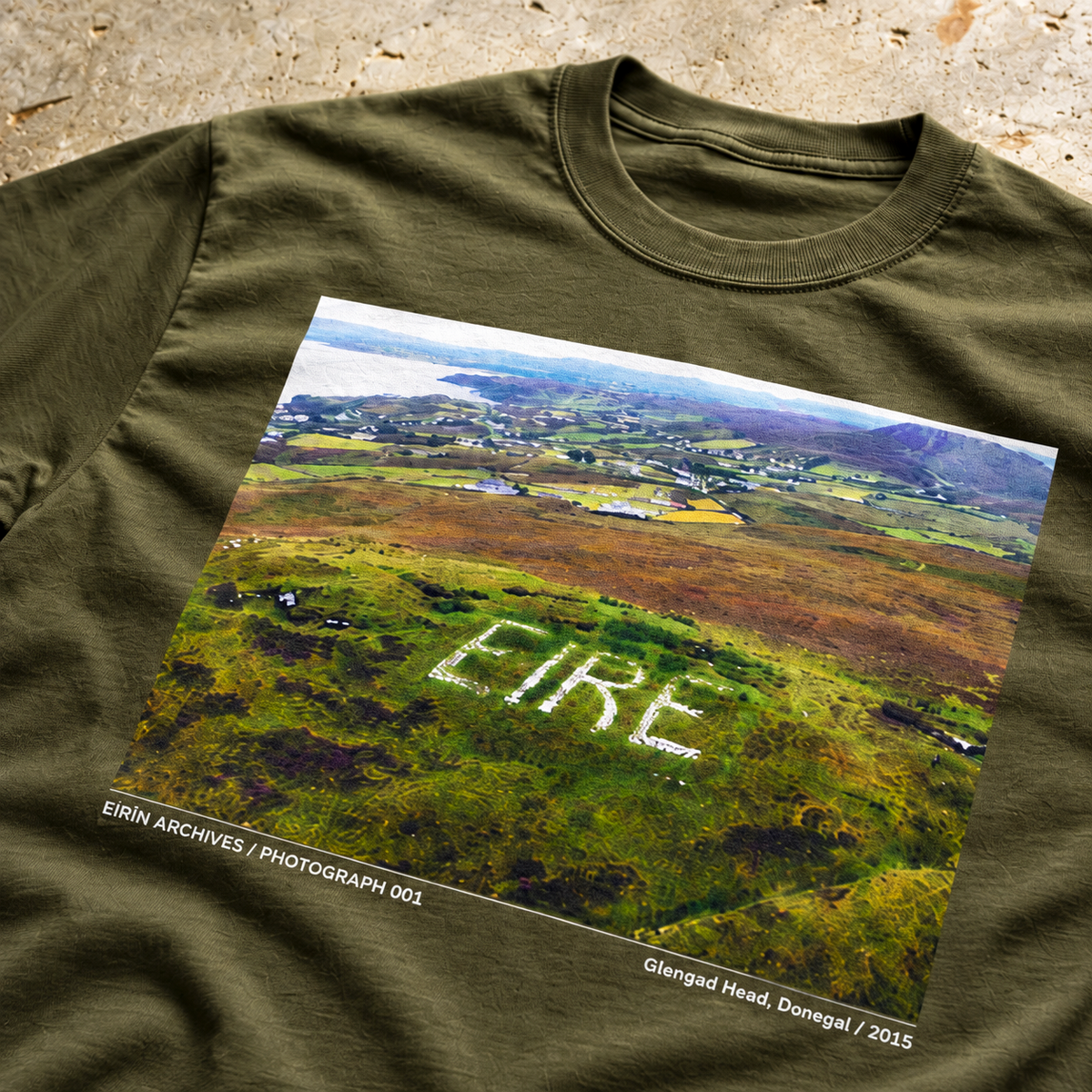 Eirin Apparel Unisex T-Shirt EIRIN ARCHIVES 5 / PHOTOGRAPH 001 – Glengad Head 2015