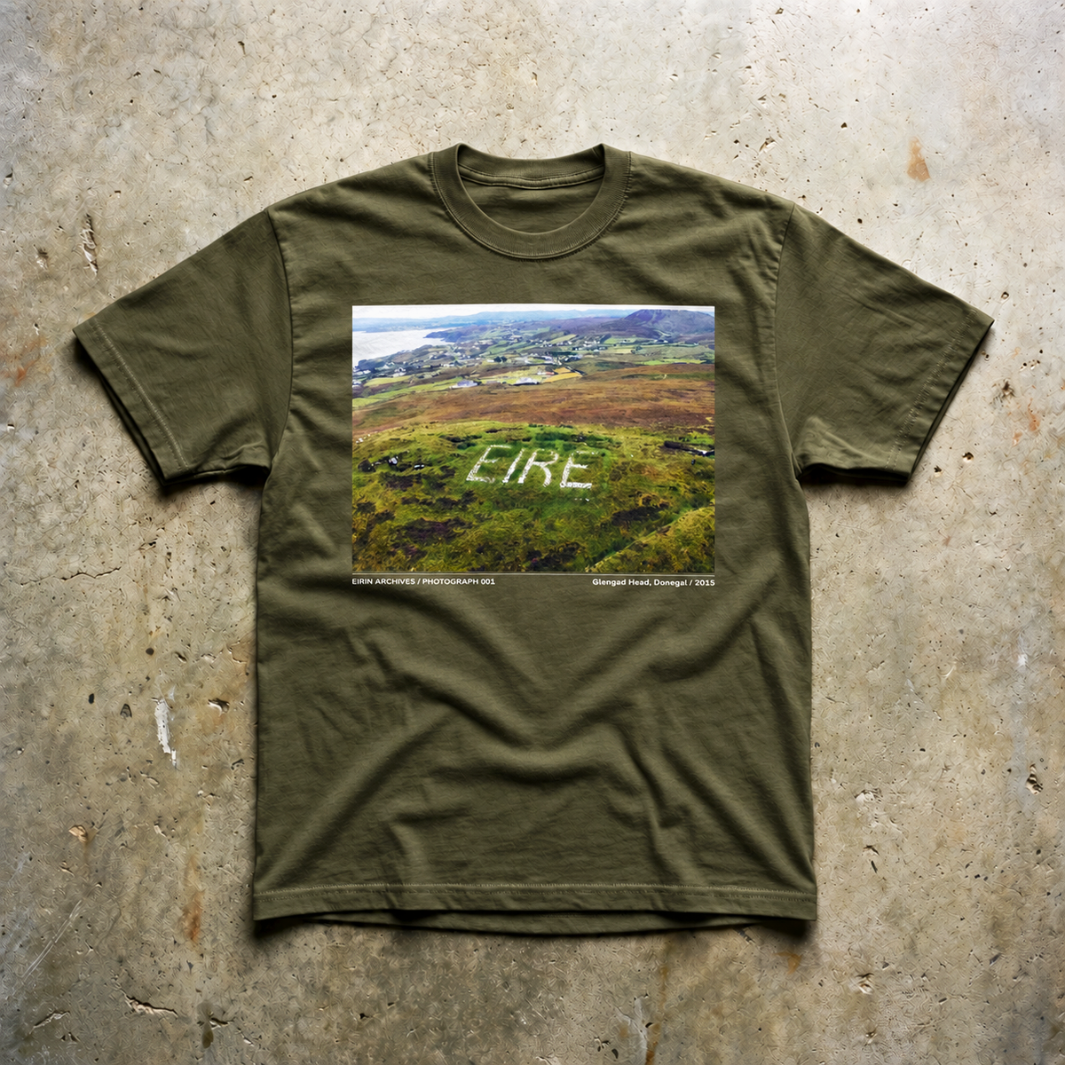 Eirin Apparel Unisex T-Shirt EIRIN ARCHIVES 5 / PHOTOGRAPH 001 – Glengad Head 2015