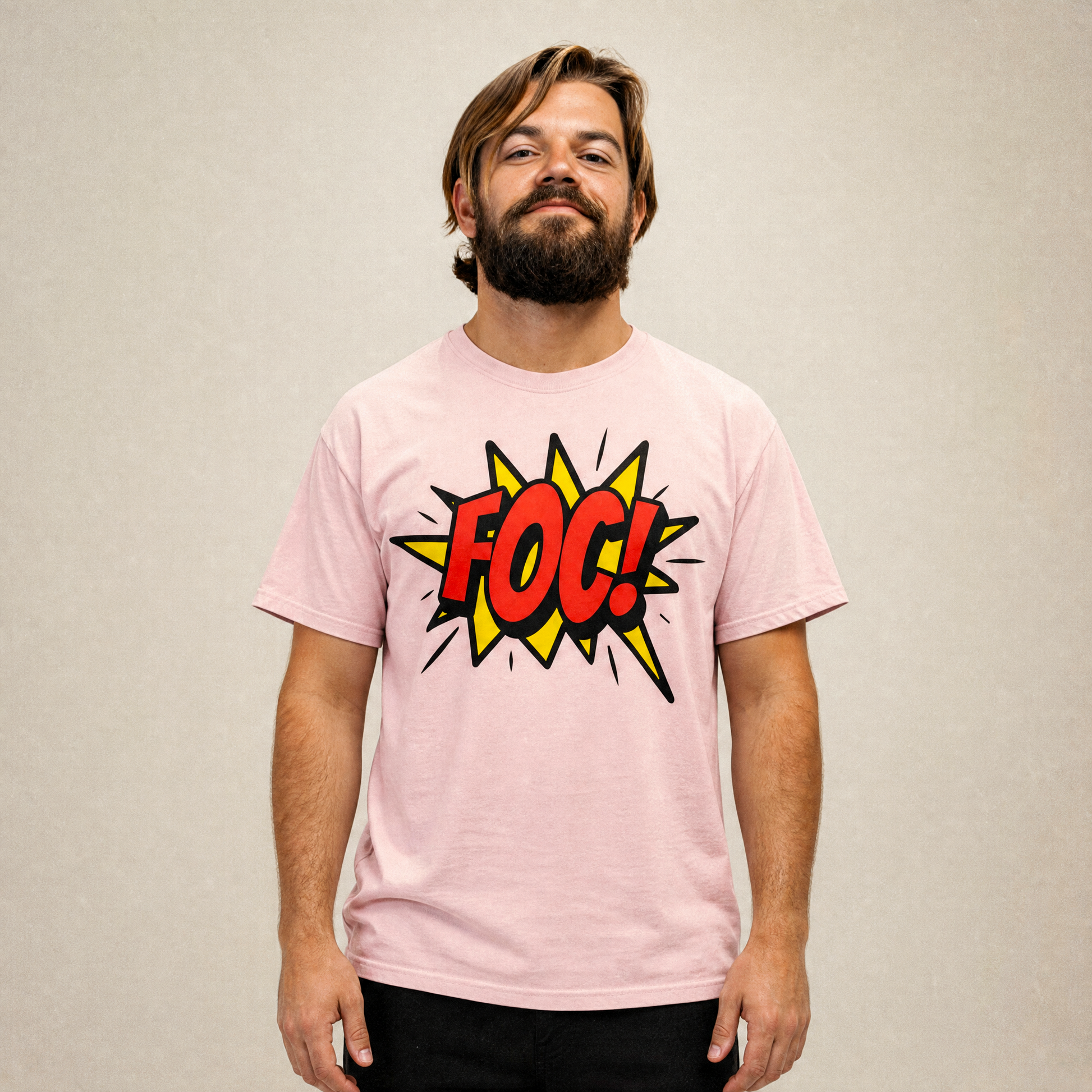 Eirin Apparel Unisex T-Shirt Light Pink / S 'FOC!' Gaelic T-Shirt