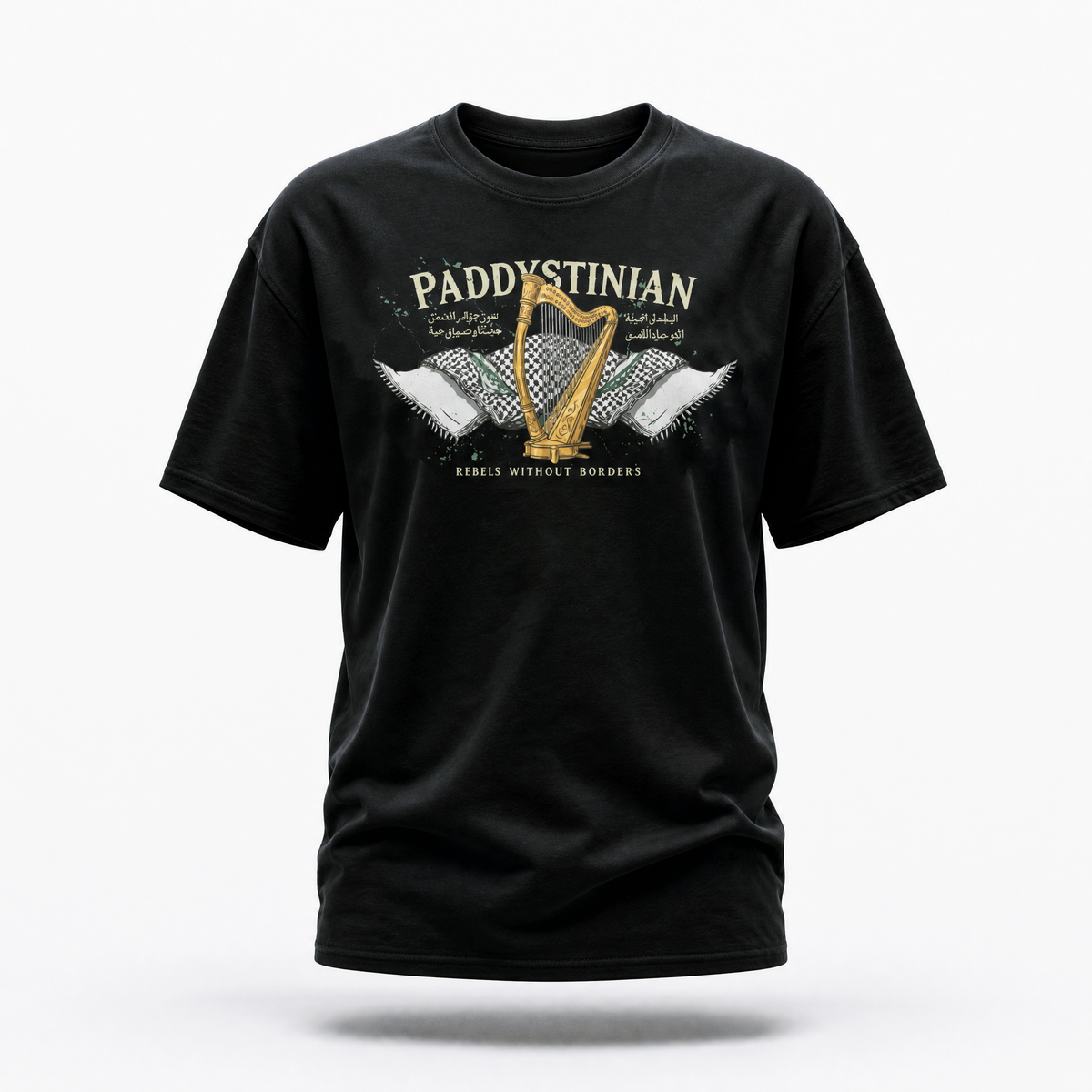 Eirin Apparel Unisex T-Shirt 'Paddystinian – Rebels Without Borders' T-Shirt