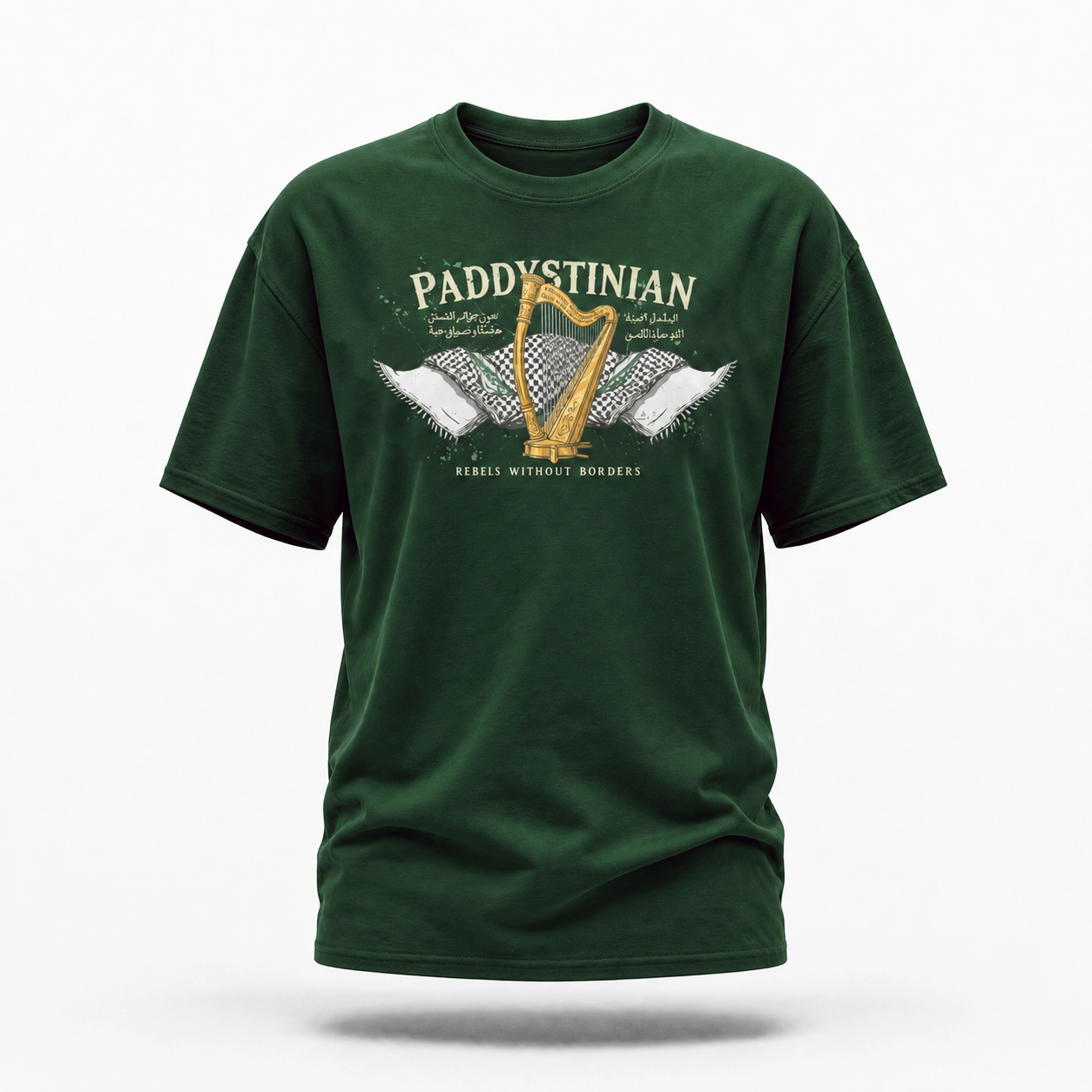 Eirin Apparel Unisex T-Shirt 'Paddystinian – Rebels Without Borders' T-Shirt