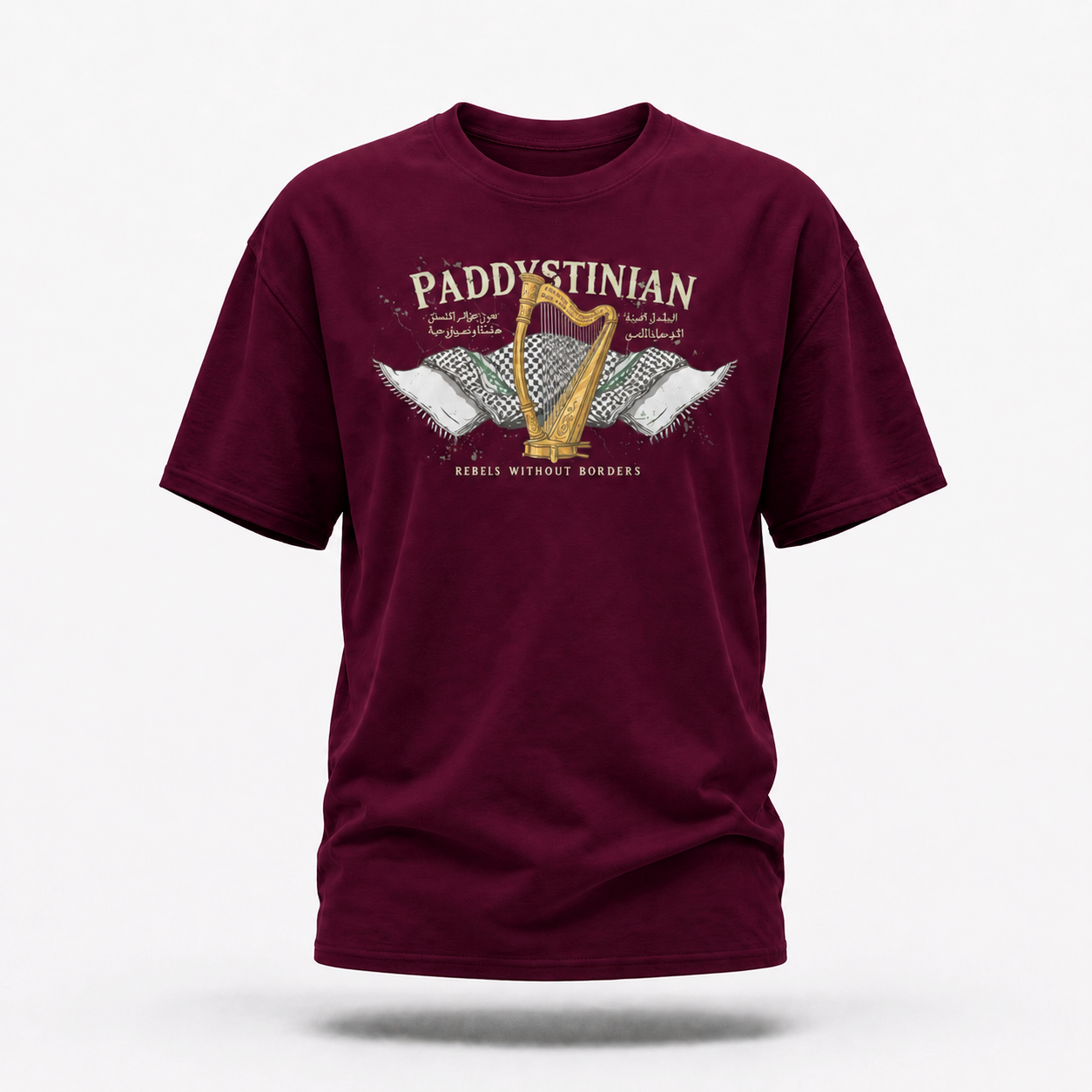 Eirin Apparel Unisex T-Shirt 'Paddystinian – Rebels Without Borders' T-Shirt