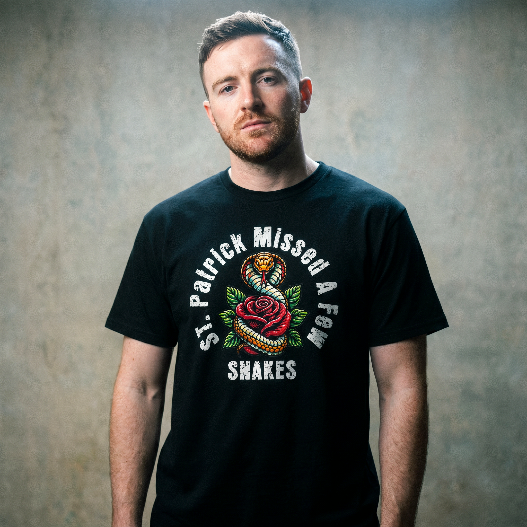 Eirin Apparel Unisex T-Shirt 'St. Patrick Missed A Few Snakes' T-Shirt