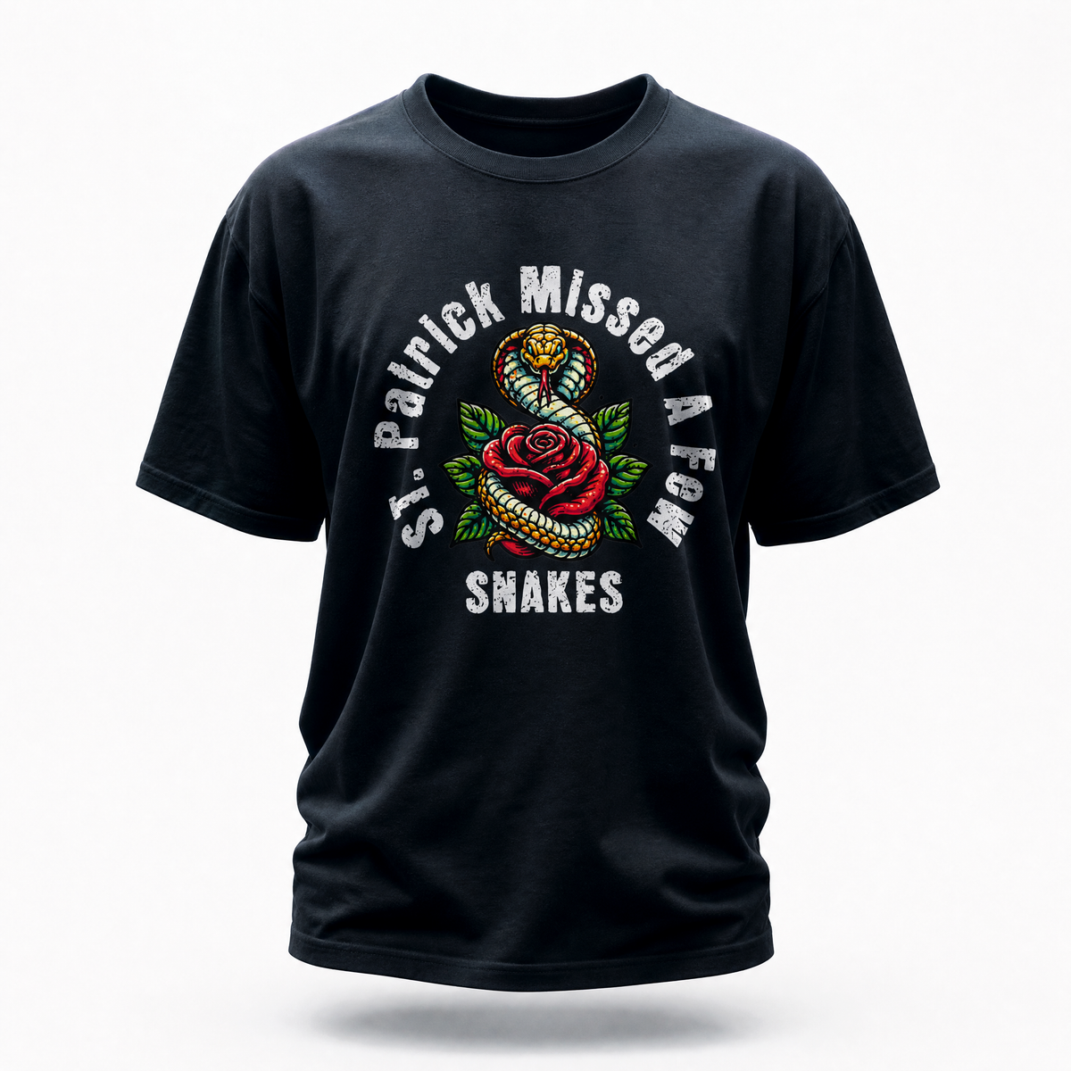 Eirin Apparel Unisex T-Shirt 'St. Patrick Missed A Few Snakes' T-Shirt