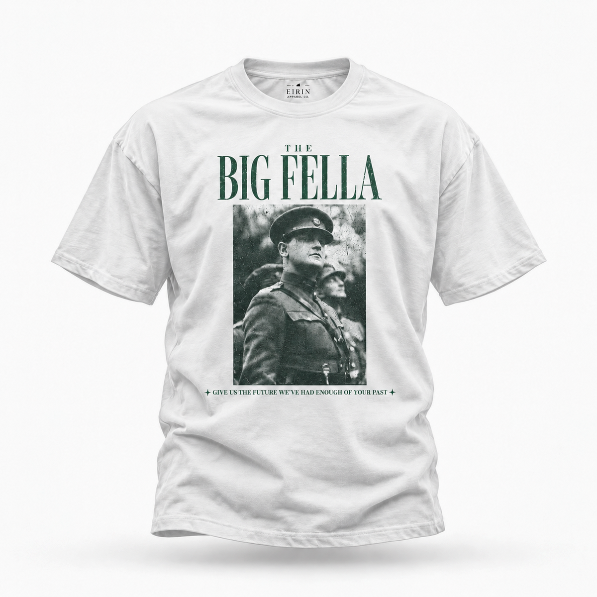 Eirin Apparel Unisex T-Shirt 'The Big Fella' Michael Collins Tribute T-Shirt