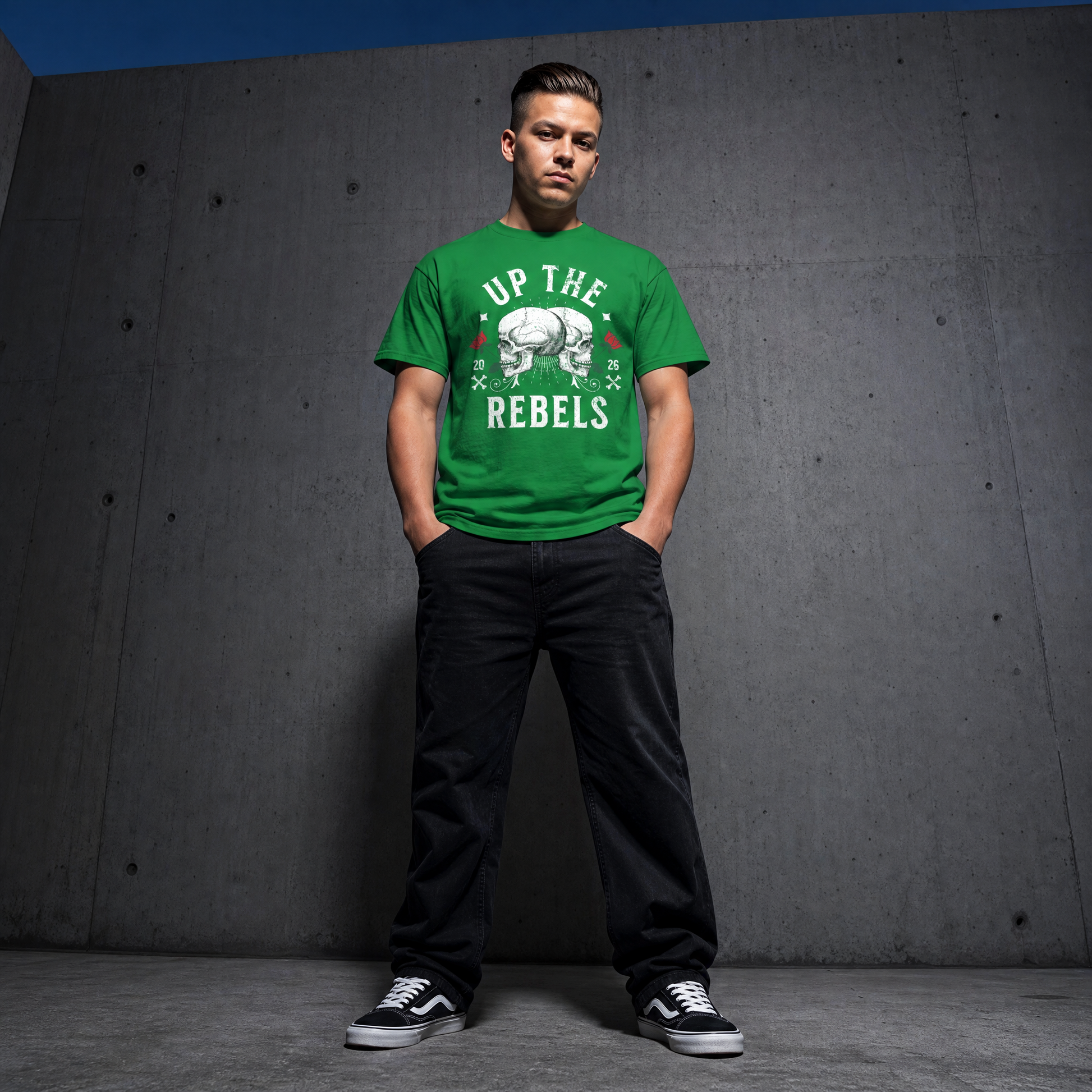 Eirin Apparel Unisex T-Shirt Turf Green / S 'Up The Rebels' T-Shirt