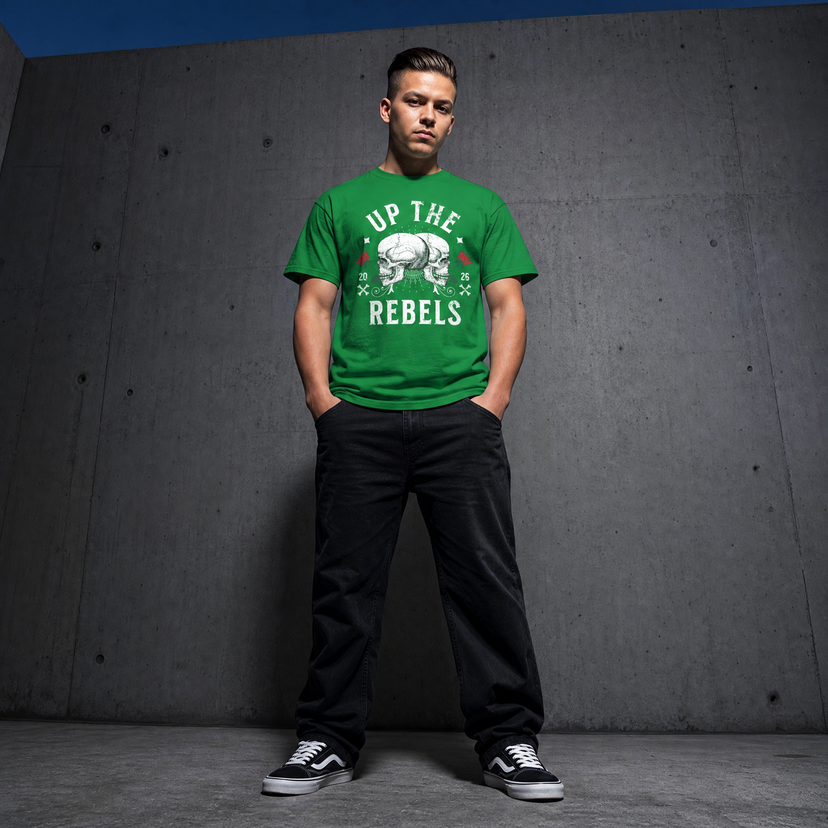 Eirin Apparel Unisex T-Shirt Turf Green / S 'Up The Rebels' T-Shirt