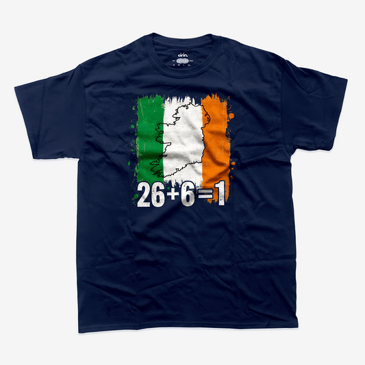 Eirin Apparel Unisex T-Shirt Unisex '26 + 6 = 1' United Ireland T-Shirt