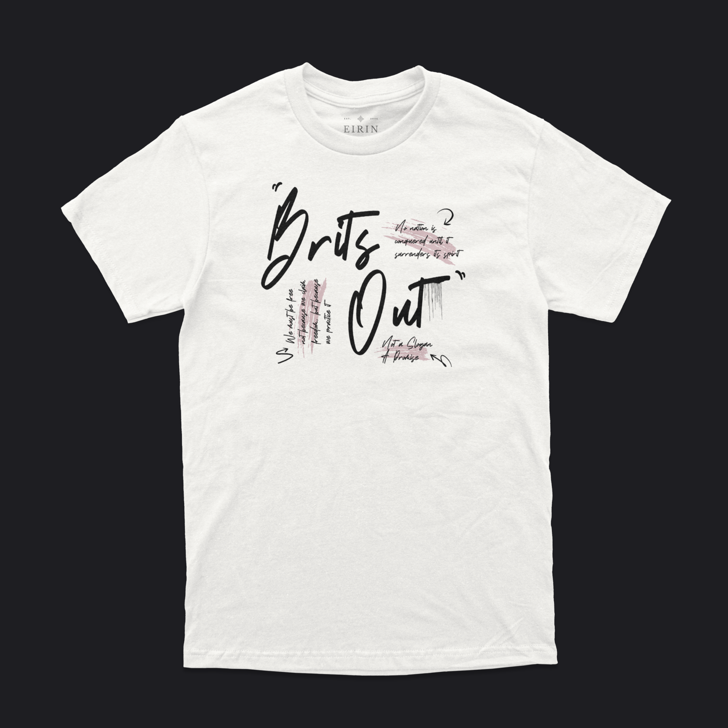 Eirin Apparel Unisex T-Shirt Unisex 'Brits Out' Irish Republican T-Shirt