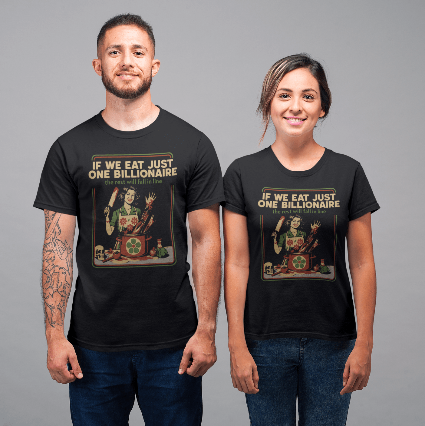 Eirin Apparel Unisex T-Shirt Unisex 'Eat A Billionaire' T-Shirt