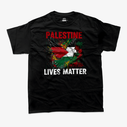 Eirin Apparel Unisex T-Shirt Unisex 'Palestine Lives Matter' Graffiti Print T-Shirt