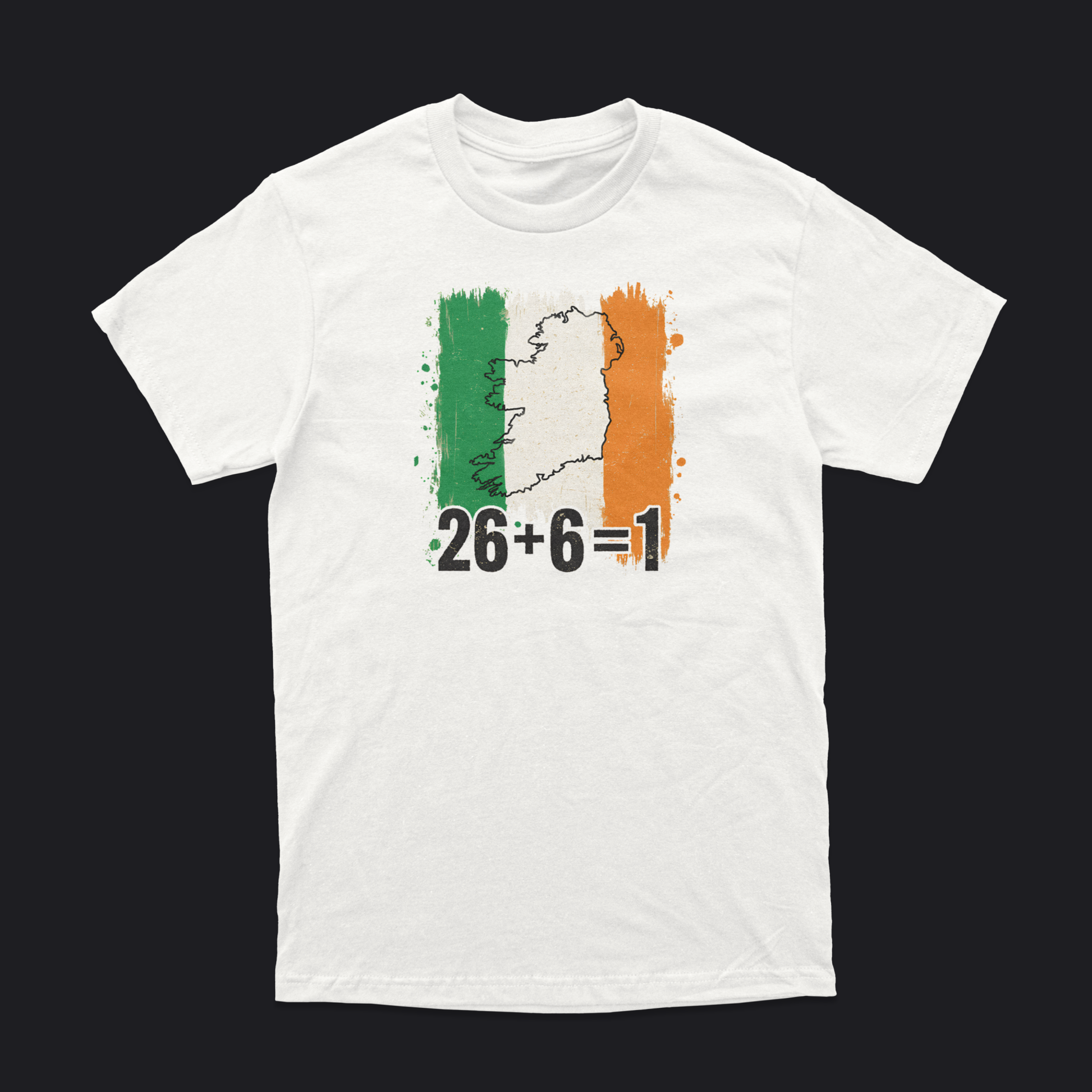 Eirin Apparel Unisex T-Shirt White / S Unisex '26 + 6 = 1' United Ireland T-Shirt
