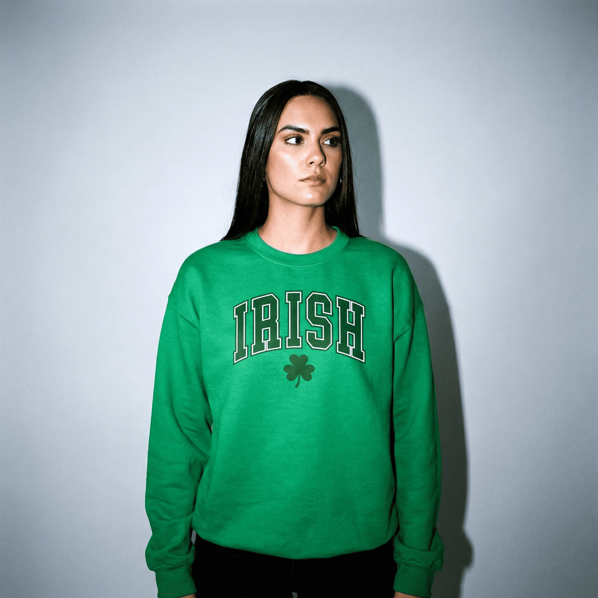 Eirin Apparel Woman's Sweatshirt Irish Green / S 'Varsity' Irish Sweatshirt
