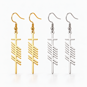 Eirin Apparel Women's Earrings Ogham Earrings – ‘Love’ (Grá)