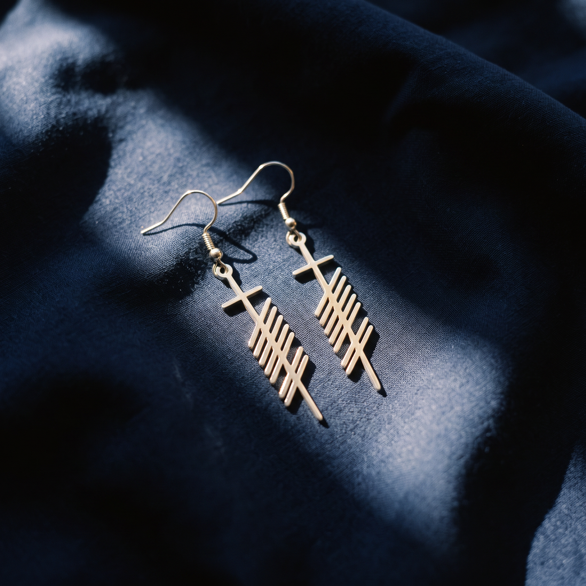 Eirin Apparel Women's Earrings Ogham Earrings – ‘Love’ (Grá)