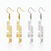 Eirin Apparel Women's Earrings Ogham Earrings – ‘Strength’ (Neart)