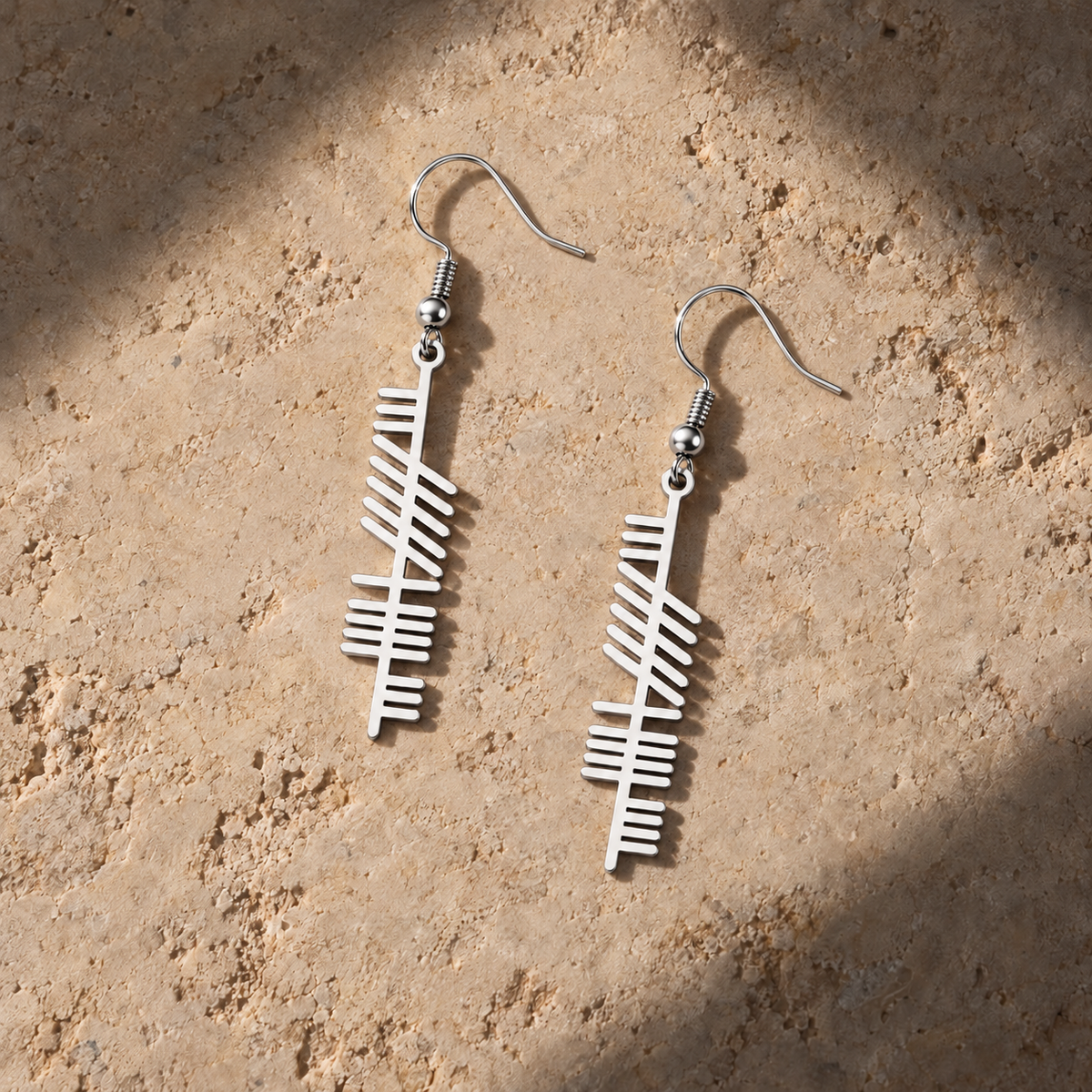 Eirin Apparel Women's Earrings Ogham Earrings – ‘Strength’ (Neart)