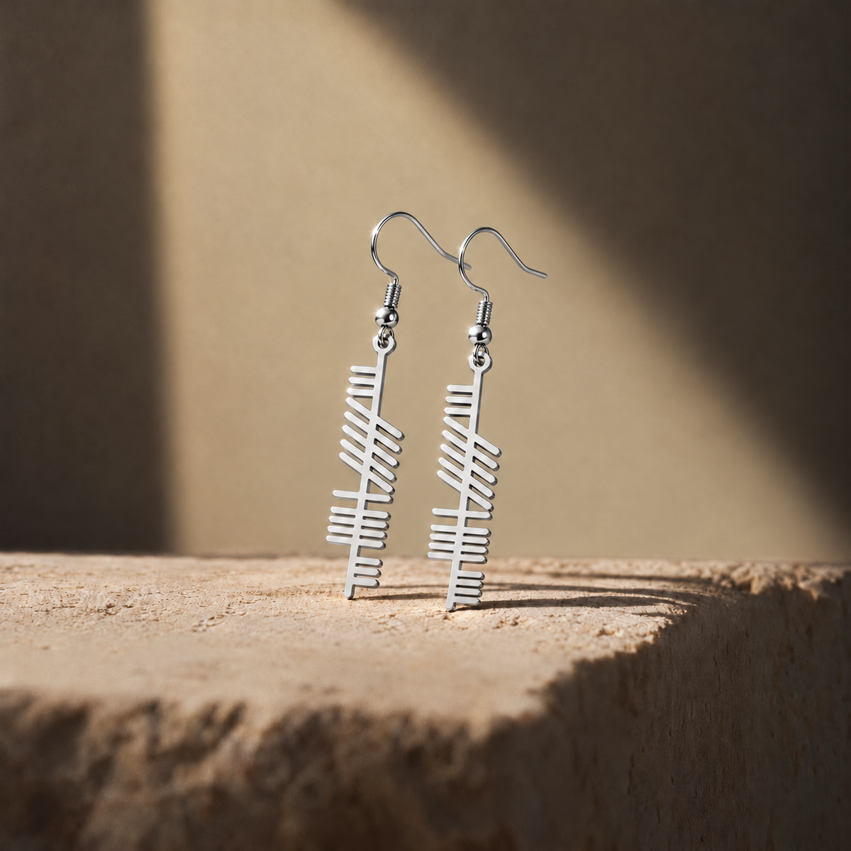 Eirin Apparel Women's Earrings Ogham Earrings – ‘Strength’ (Neart)