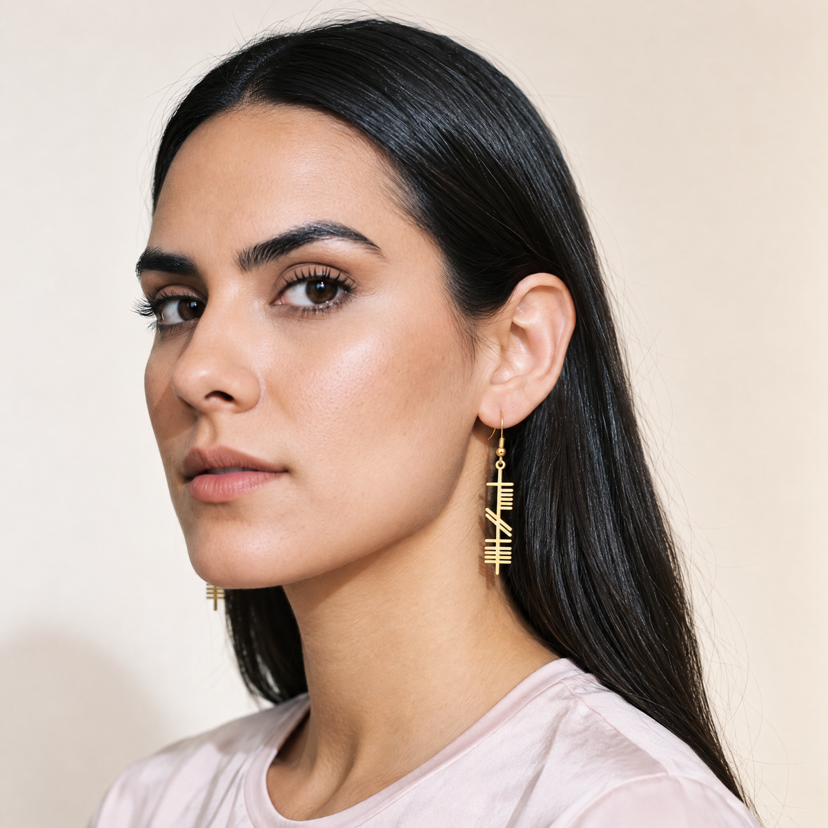 Eirin Apparel Women's Earrings Ogham Earrings – ‘Wisdom’ (Eagna)