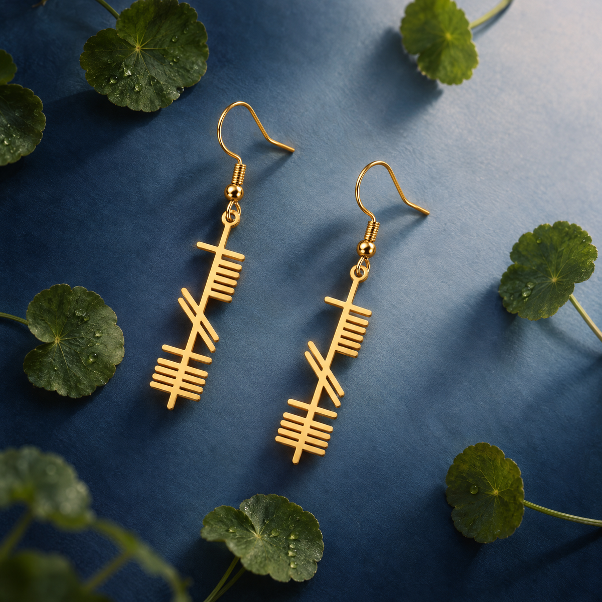 Eirin Apparel Women's Earrings Ogham Earrings – ‘Wisdom’ (Eagna)