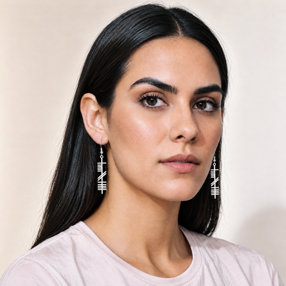 Eirin Apparel Women's Earrings Ogham Earrings – ‘Wisdom’ (Eagna)
