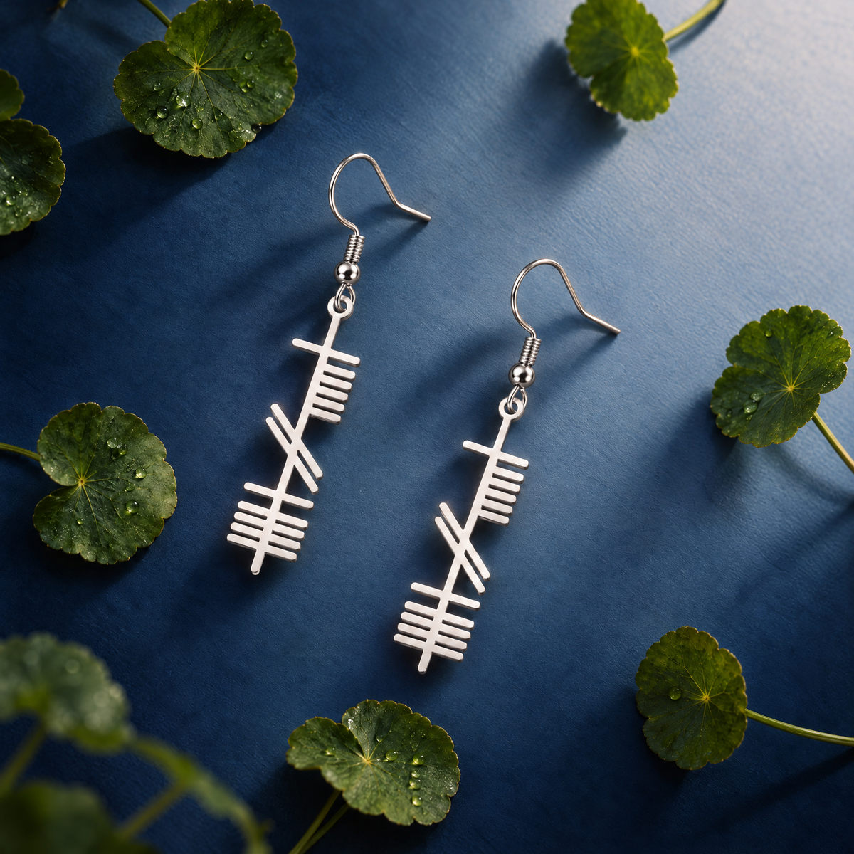 Eirin Apparel Women's Earrings Ogham Earrings – ‘Wisdom’ (Eagna)