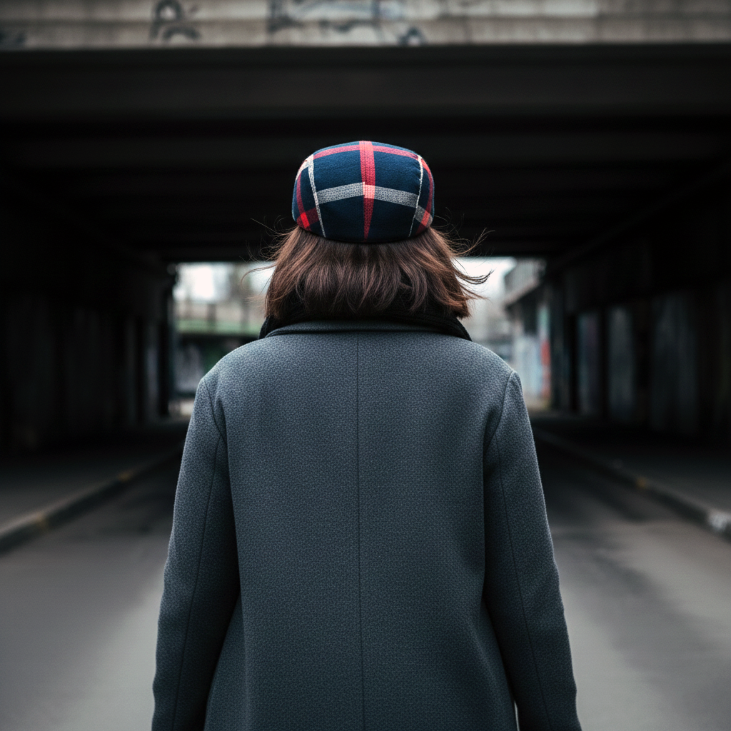 Eirin Apparel Women's Flat Cap Women's 'Laura Clay Collection' Celtic Flat Cap – Atlantic Night Patchwork