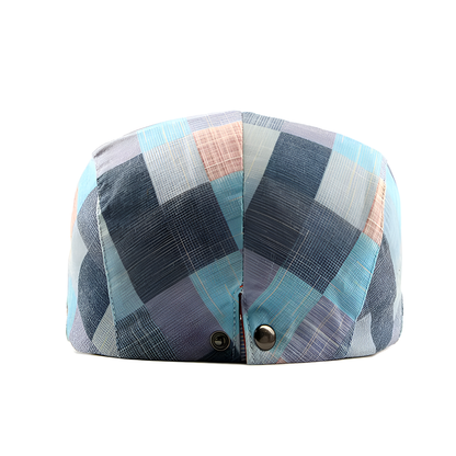 Eirin Apparel Women's Flat Cap Women's 'Laura Clay Collection' Celtic Flat Cap – Atlantic Pastels Patchwork
