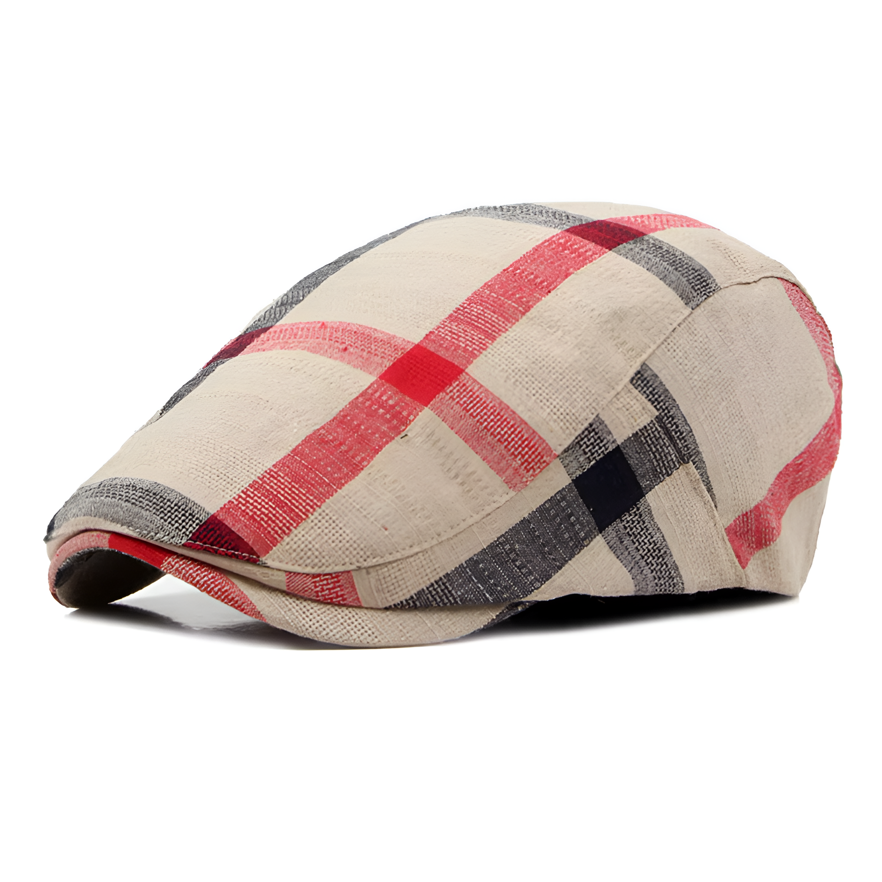Eirin Apparel Women's Flat Cap Women's 'Laura Clay Collection' Celtic Flat Cap – Rowanberry Plaid Patchwork