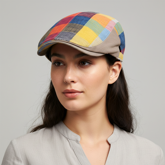 Eirin Apparel Women's Flat Cap Women's 'Laura Clay Collection' Celtic Flat Cap – Suncrest Patchwork