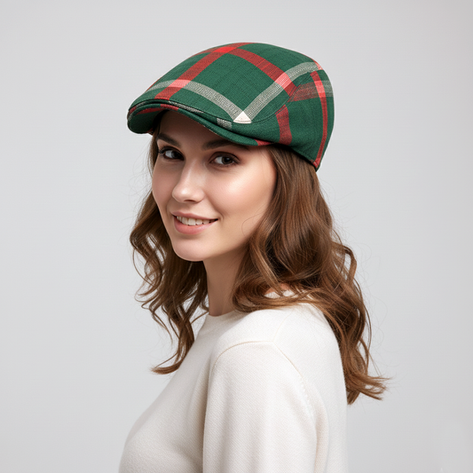 Eirin Apparel Women's Flat Cap Women's 'Laura Clay Collection' Celtic Flat Cap – Tara Glen Patchwork