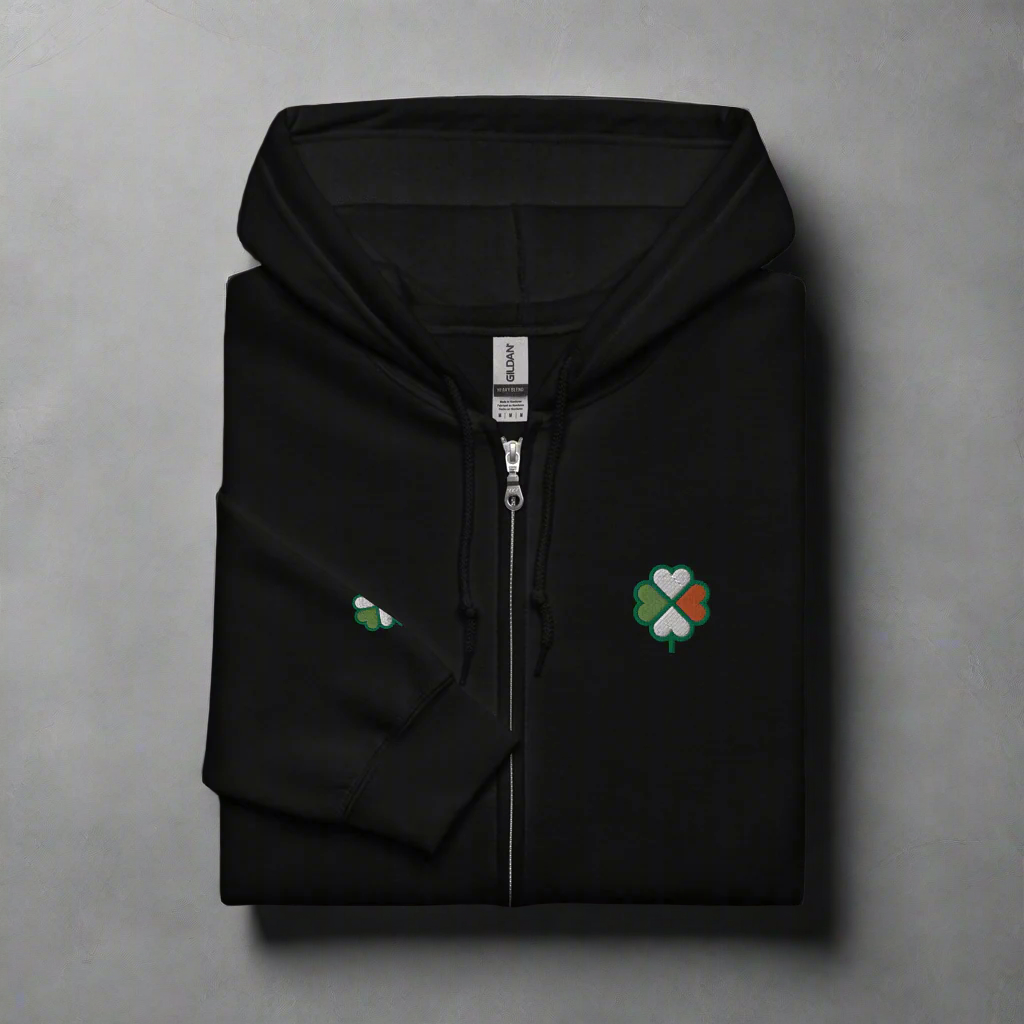 Eirin Apparel Women's Hoodie Black / S Women's Signature Hibernian Premium Zip Up Hoodie