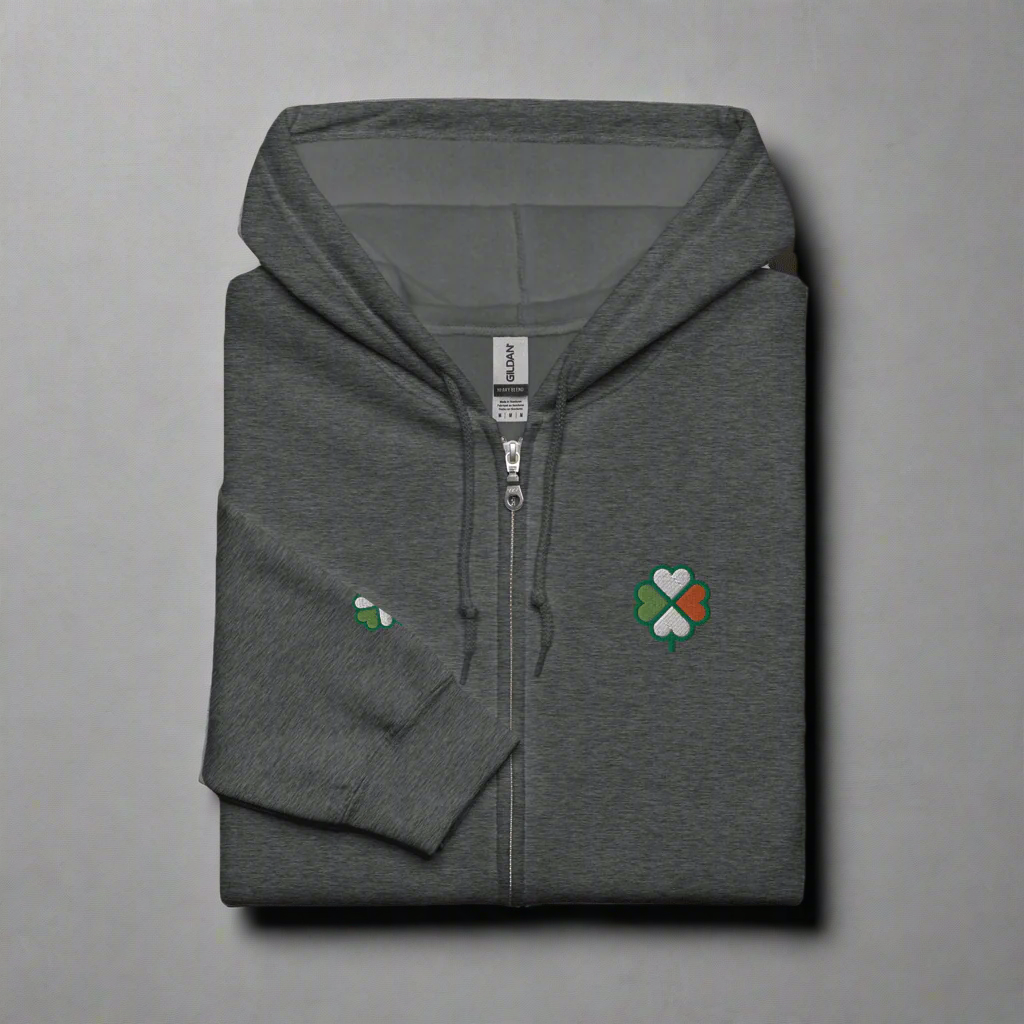 Eirin Apparel Women's Hoodie Dark Heather / S Women's Signature Hibernian Premium Zip Up Hoodie