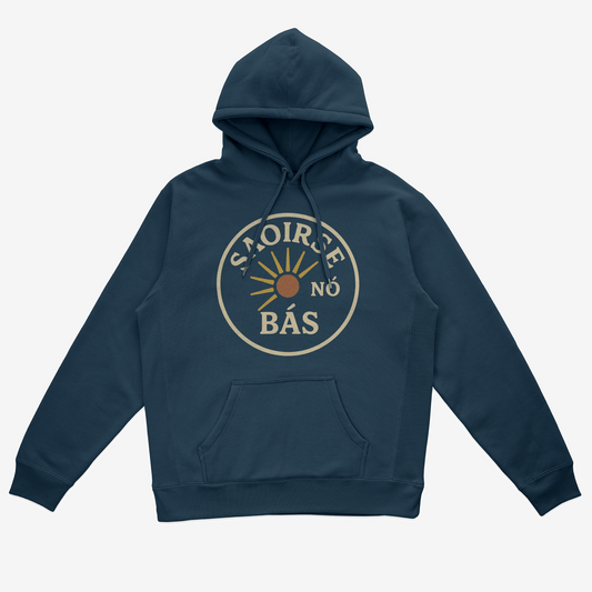 Eirin Apparel Women's Hoodie Indigo Blue / S Women's 'Freedom Or Death' Gaelic Hoodie