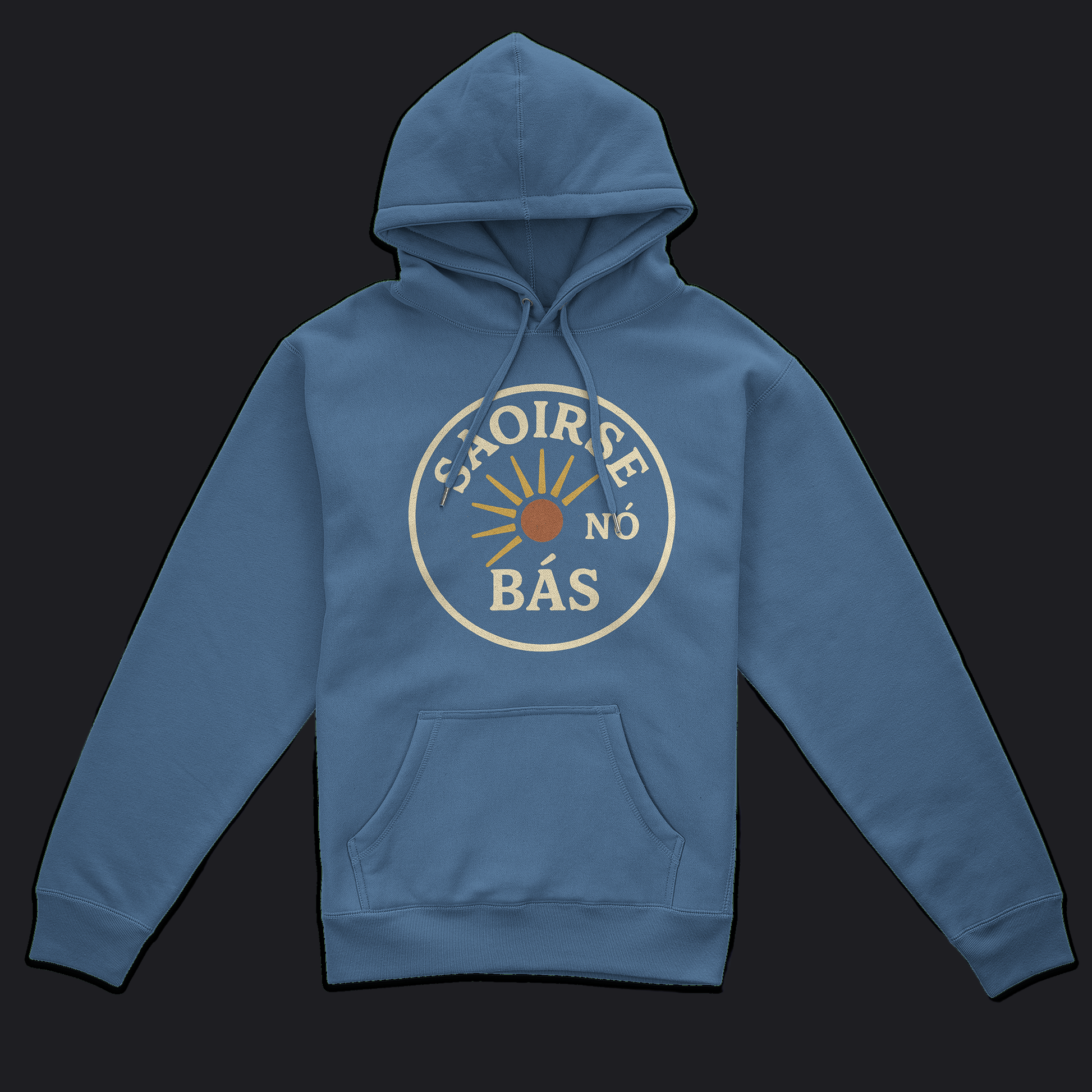 Eirin Apparel Women's Hoodie Indigo Blue / S Women's 'Freedom Or Death' Gaelic Hoodie