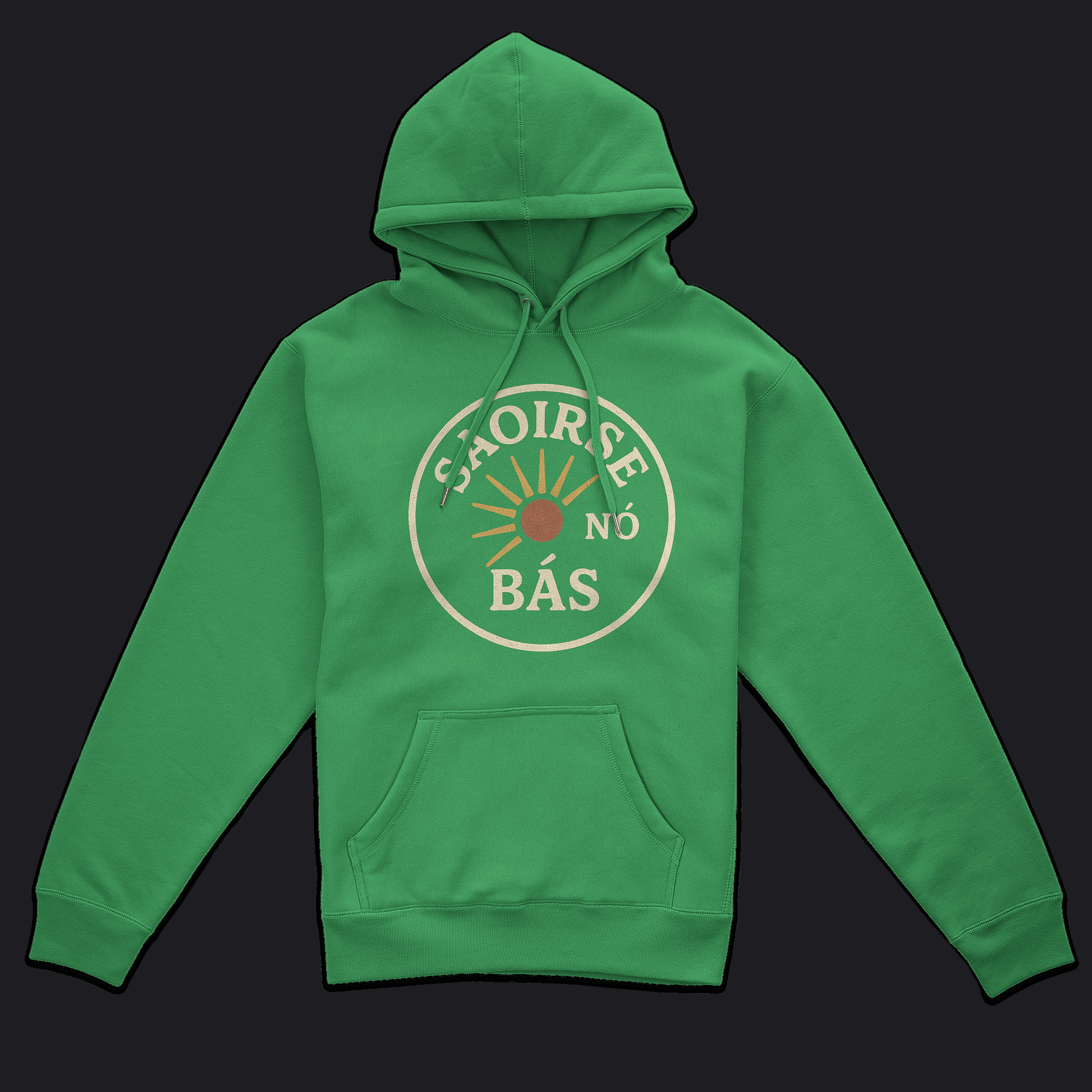 Eirin Apparel Women's Hoodie Irish Green / S Women's 'Freedom Or Death' Gaelic Hoodie