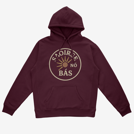 Eirin Apparel Women's Hoodie Maroon / S Women's 'Freedom Or Death' Gaelic Hoodie