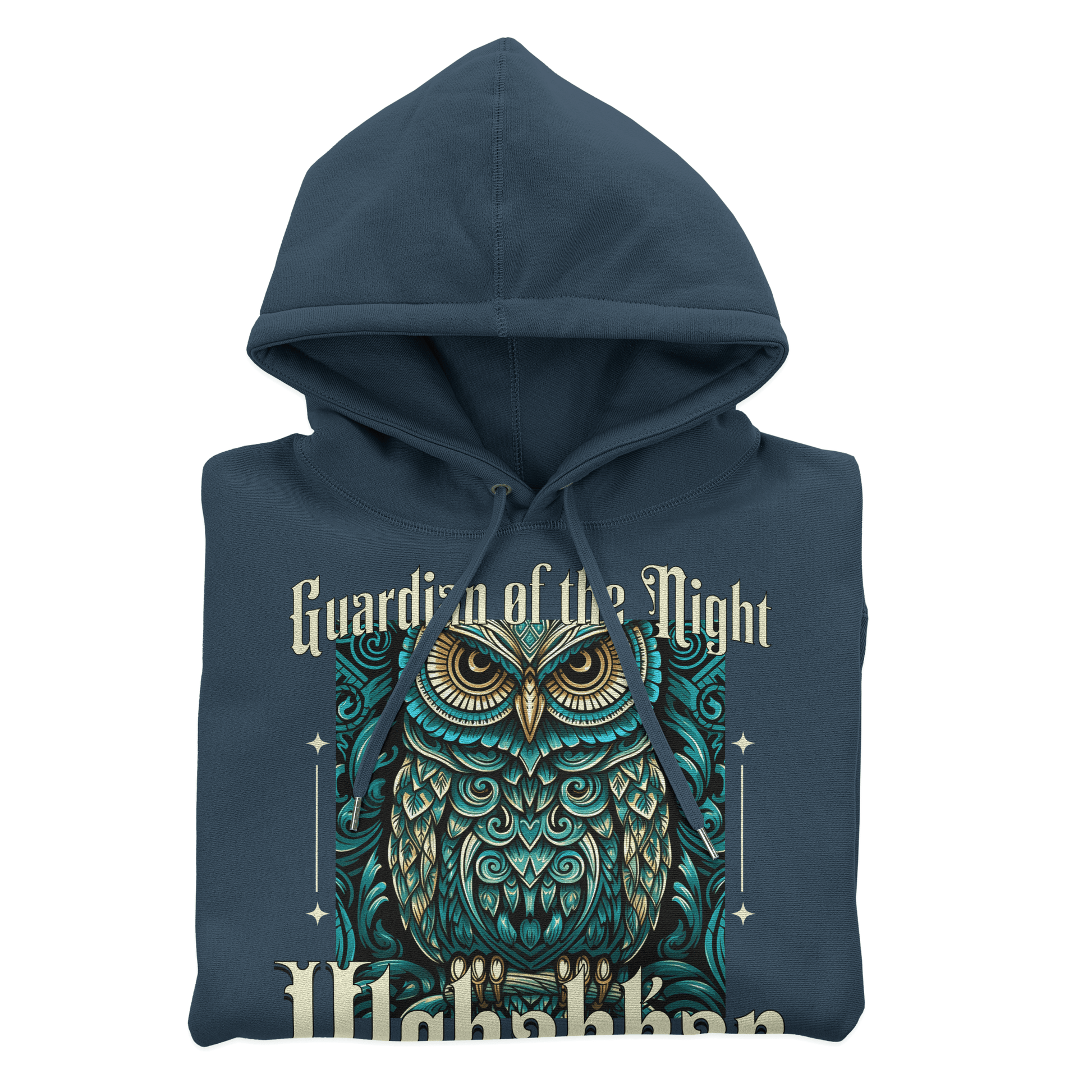 Eirin Apparel Women's Hoodie Navy Blazer / S Women's Ceilteach Ulchabhán (Night Guardian) Celtic Totem Hoodie
