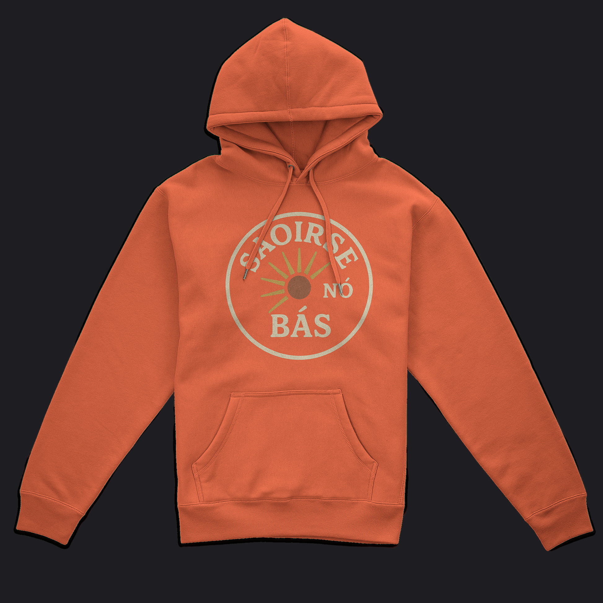 Eirin Apparel Women's Hoodie Orange / S Women's 'Freedom Or Death' Gaelic Hoodie