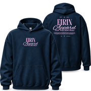 Eirin Apparel Women's Hoodie 'Rebel Roots' Hoodie - Navy/Pink