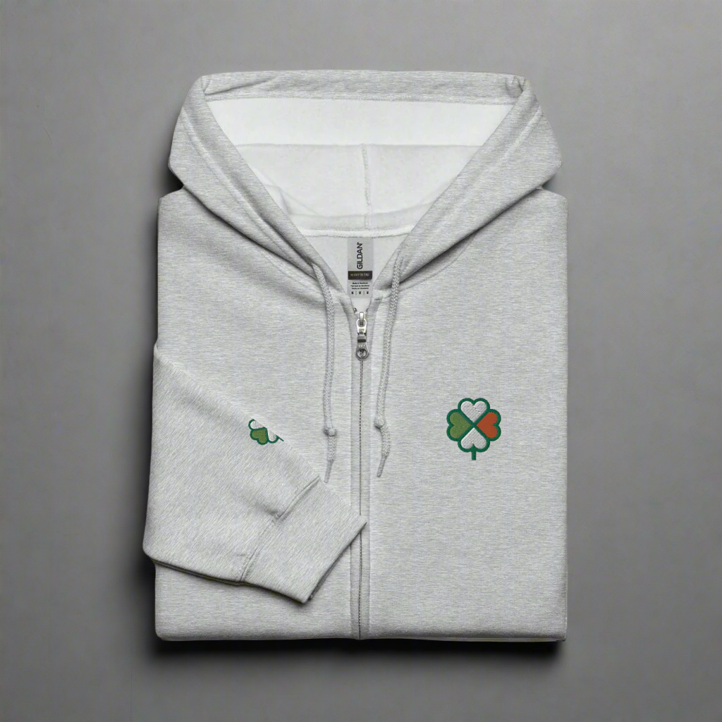 Eirin Apparel Women's Hoodie Sport Grey / S Women's Signature Hibernian Premium Zip Up Hoodie