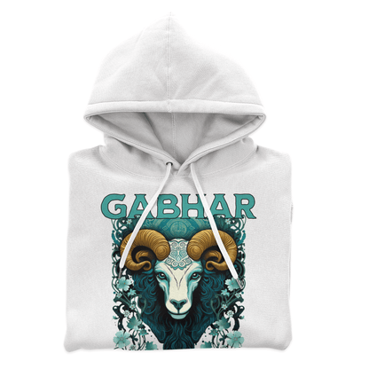 Eirin Apparel Women's Hoodie Women's Ceilteach Gabhar (Wild Goat) Celtic Totem Hoodie