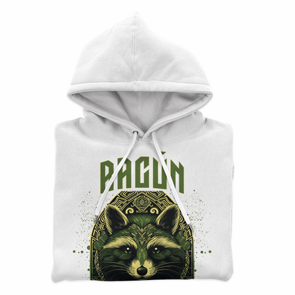 Eirin Apparel Women's Hoodie Women's Ceilteach Racún (Forest Raccoon) Celtic Totem Hoodie