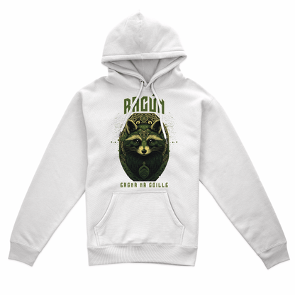 Eirin Apparel Women's Hoodie Women's Ceilteach Racún (Forest Raccoon) Celtic Totem Hoodie
