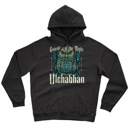 Eirin Apparel Women's Hoodie Women's Ceilteach Ulchabhán (Night Guardian) Celtic Totem Hoodie