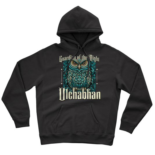 Eirin Apparel Women's Hoodie Women's Ceilteach Ulchabhán (Night Guardian) Celtic Totem Hoodie