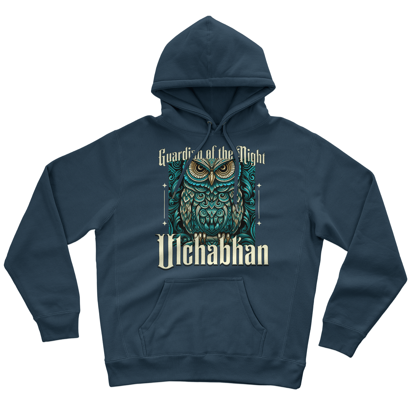 Eirin Apparel Women's Hoodie Women's Ceilteach Ulchabhán (Night Guardian) Celtic Totem Hoodie
