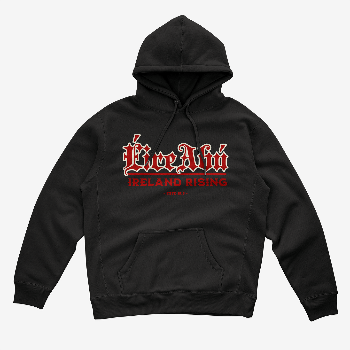 Eirin Apparel Women's Hoodie Women's 'Éire Abú' Gaelic Hoodie – Black Edition