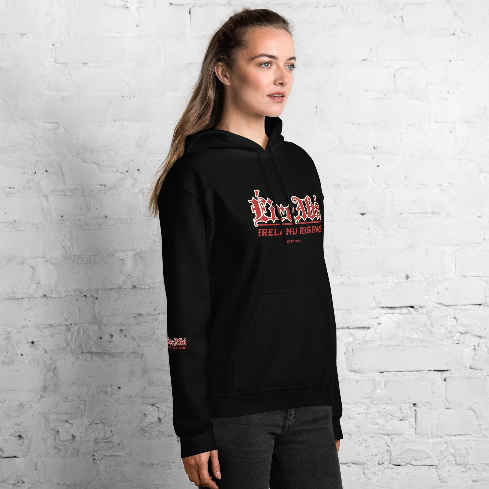 Eirin Apparel Women's Hoodie Women's Éire Abú Hoodie – Black Edition