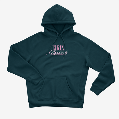 Eirin Apparel Women's Hoodie Women's Rebel Roots Supersoft Hoodie - Pink on Navy